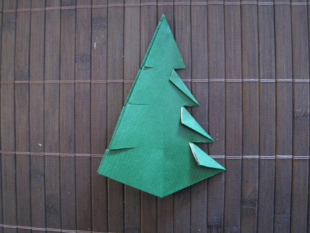 Sapin de Noël en papier